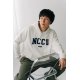 【現貨販售】NCCU立體毛巾繡落肩帽T_麻花白